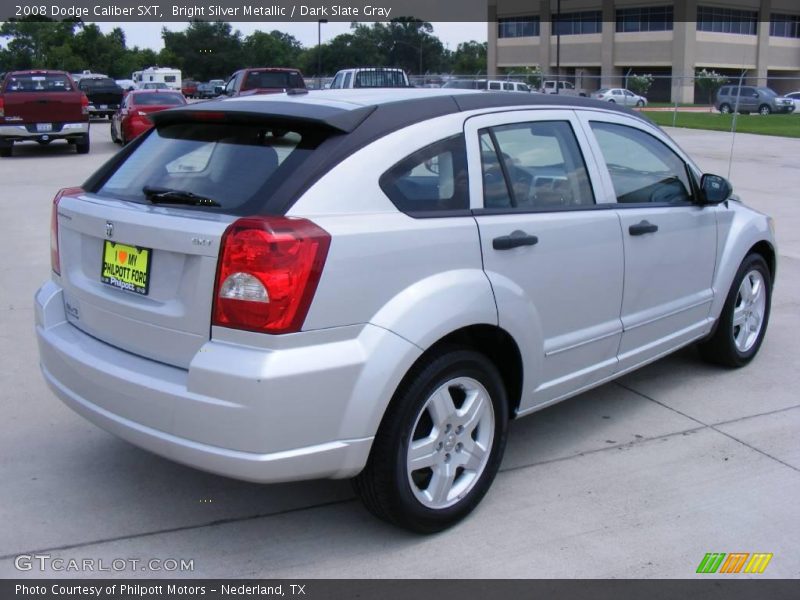 Bright Silver Metallic / Dark Slate Gray 2008 Dodge Caliber SXT