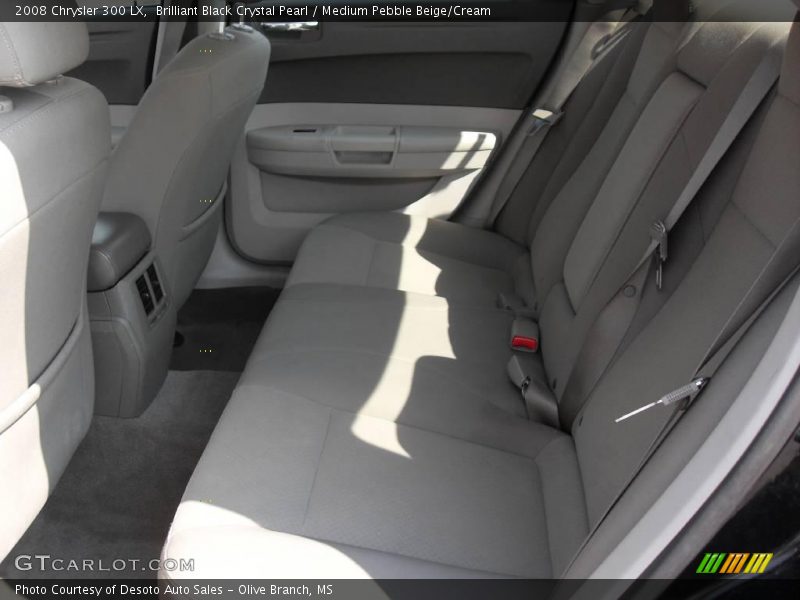 Brilliant Black Crystal Pearl / Medium Pebble Beige/Cream 2008 Chrysler 300 LX