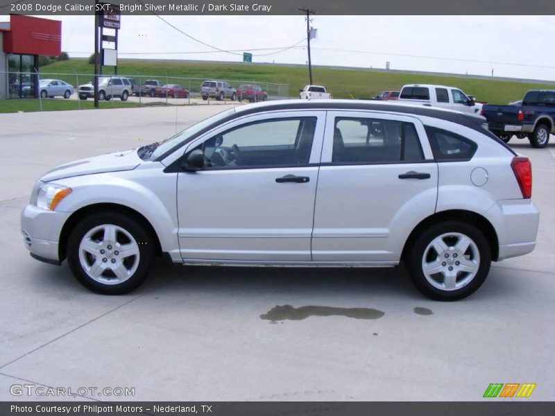 Bright Silver Metallic / Dark Slate Gray 2008 Dodge Caliber SXT