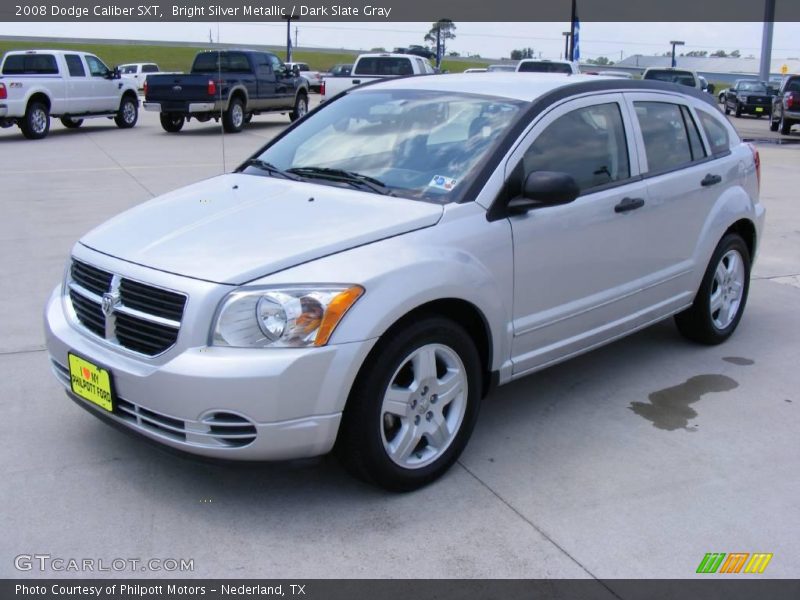 Bright Silver Metallic / Dark Slate Gray 2008 Dodge Caliber SXT