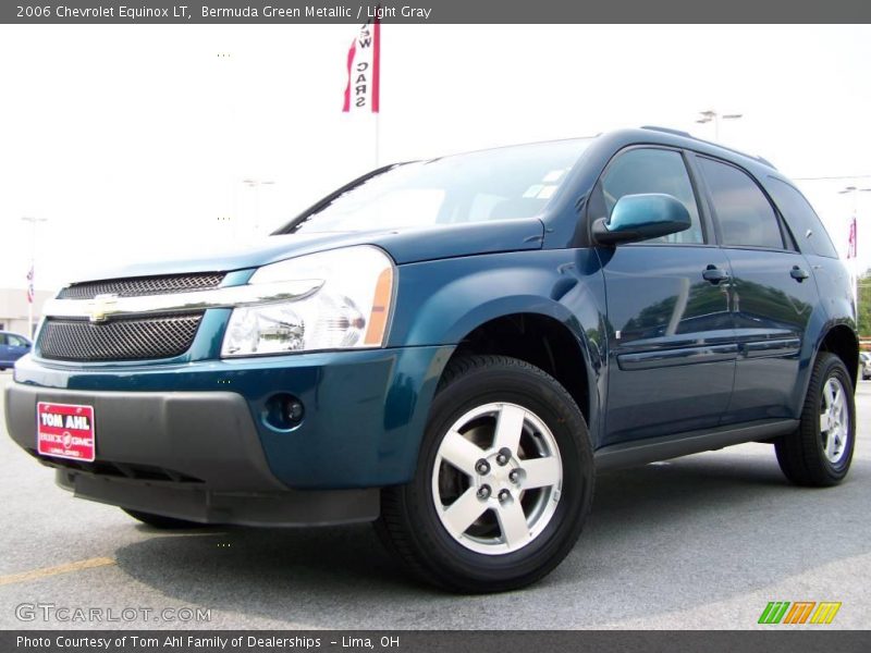 Bermuda Green Metallic / Light Gray 2006 Chevrolet Equinox LT
