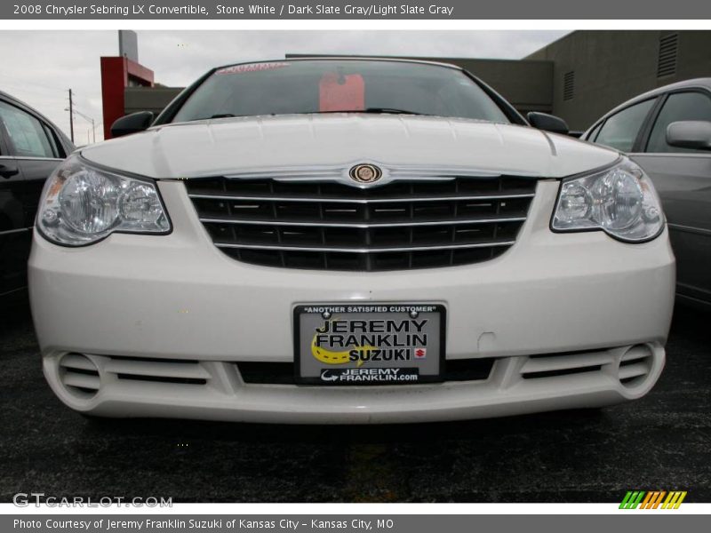 Stone White / Dark Slate Gray/Light Slate Gray 2008 Chrysler Sebring LX Convertible