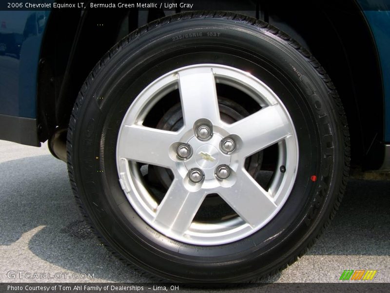 Bermuda Green Metallic / Light Gray 2006 Chevrolet Equinox LT