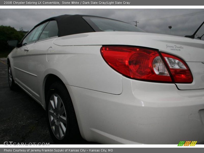 Stone White / Dark Slate Gray/Light Slate Gray 2008 Chrysler Sebring LX Convertible