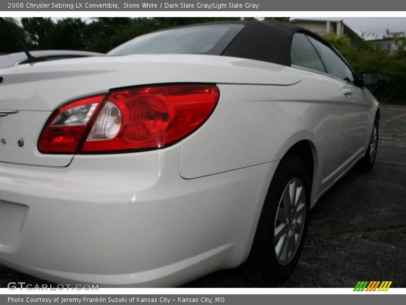 Stone White / Dark Slate Gray/Light Slate Gray 2008 Chrysler Sebring LX Convertible