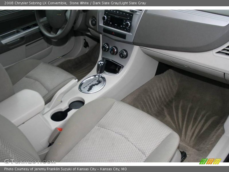 Stone White / Dark Slate Gray/Light Slate Gray 2008 Chrysler Sebring LX Convertible
