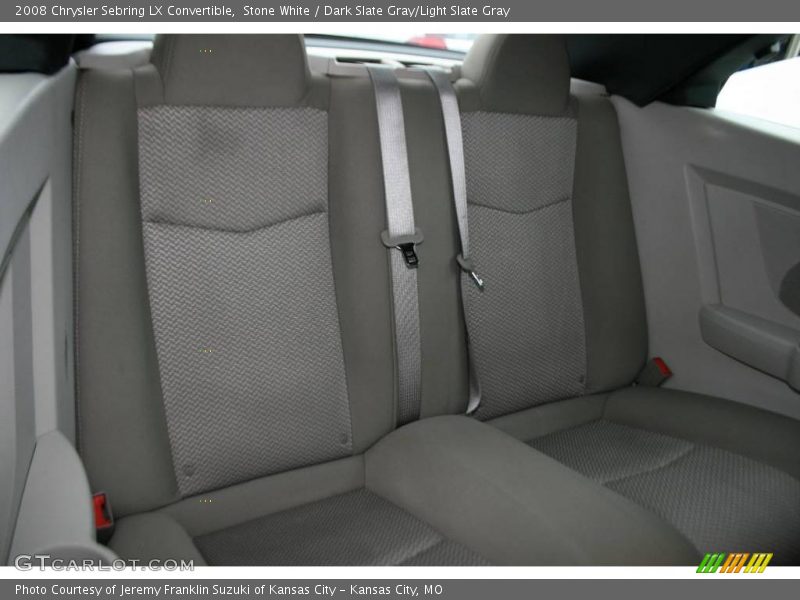 Stone White / Dark Slate Gray/Light Slate Gray 2008 Chrysler Sebring LX Convertible