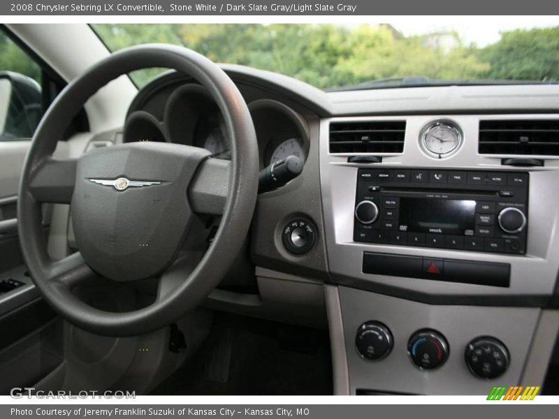 Stone White / Dark Slate Gray/Light Slate Gray 2008 Chrysler Sebring LX Convertible