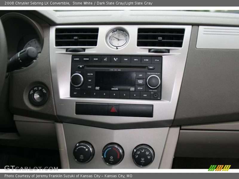 Stone White / Dark Slate Gray/Light Slate Gray 2008 Chrysler Sebring LX Convertible