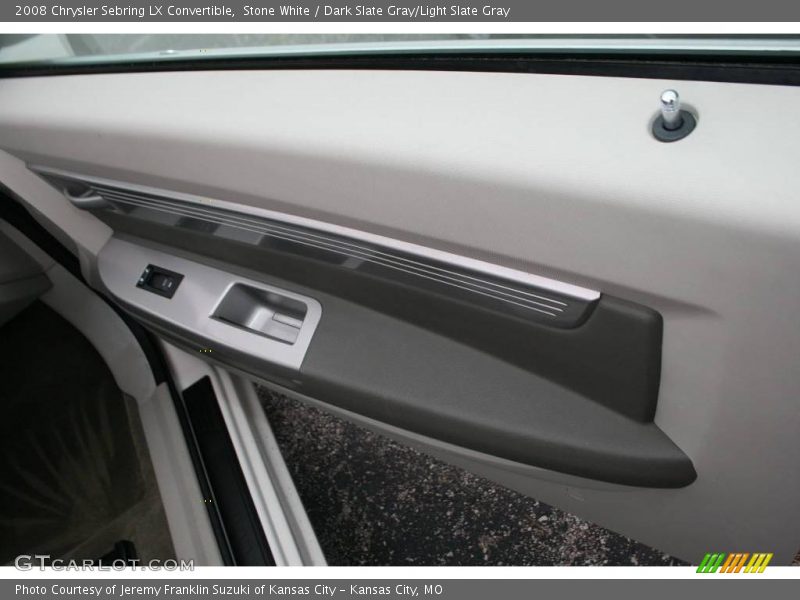 Stone White / Dark Slate Gray/Light Slate Gray 2008 Chrysler Sebring LX Convertible