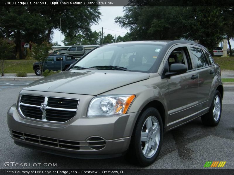 Light Khaki Metallic / Dark Slate Gray 2008 Dodge Caliber SXT