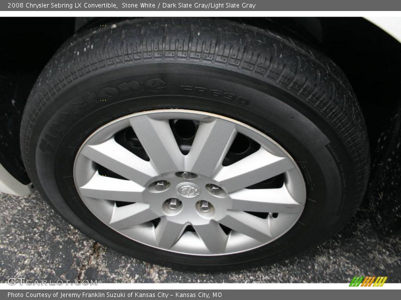 Stone White / Dark Slate Gray/Light Slate Gray 2008 Chrysler Sebring LX Convertible