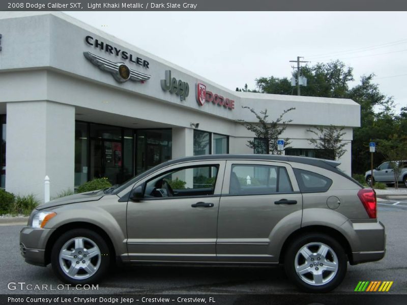 Light Khaki Metallic / Dark Slate Gray 2008 Dodge Caliber SXT