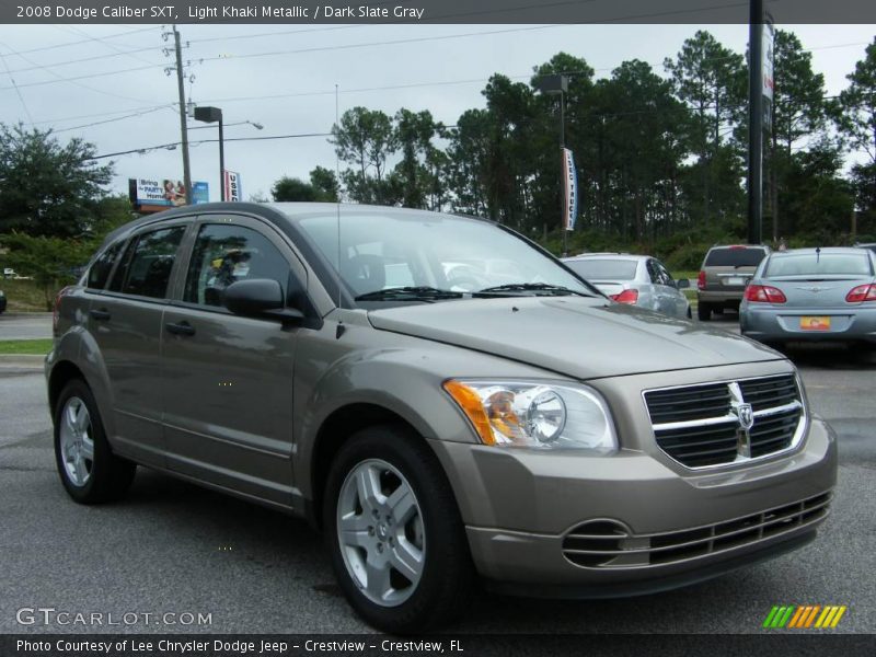 Light Khaki Metallic / Dark Slate Gray 2008 Dodge Caliber SXT