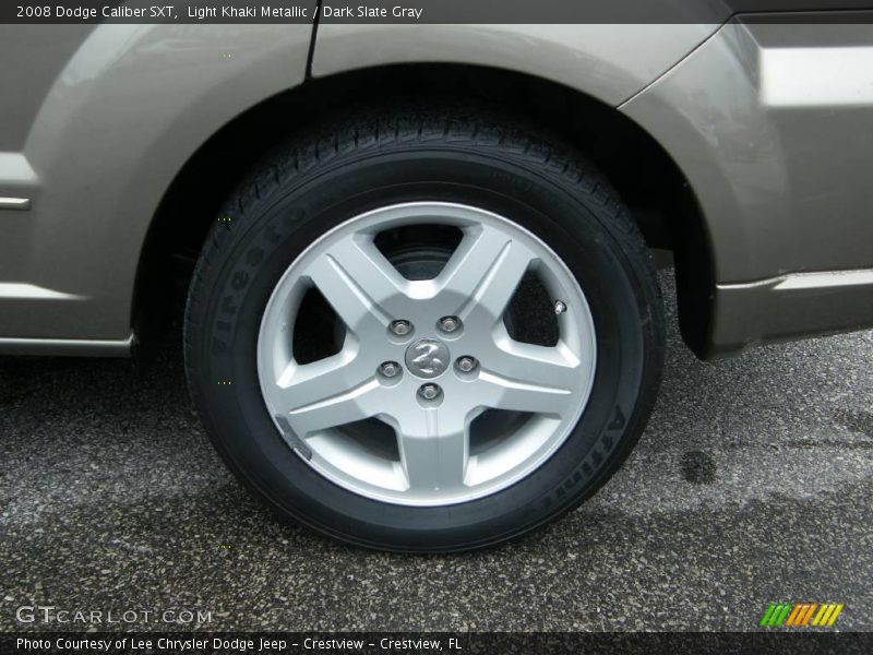 Light Khaki Metallic / Dark Slate Gray 2008 Dodge Caliber SXT