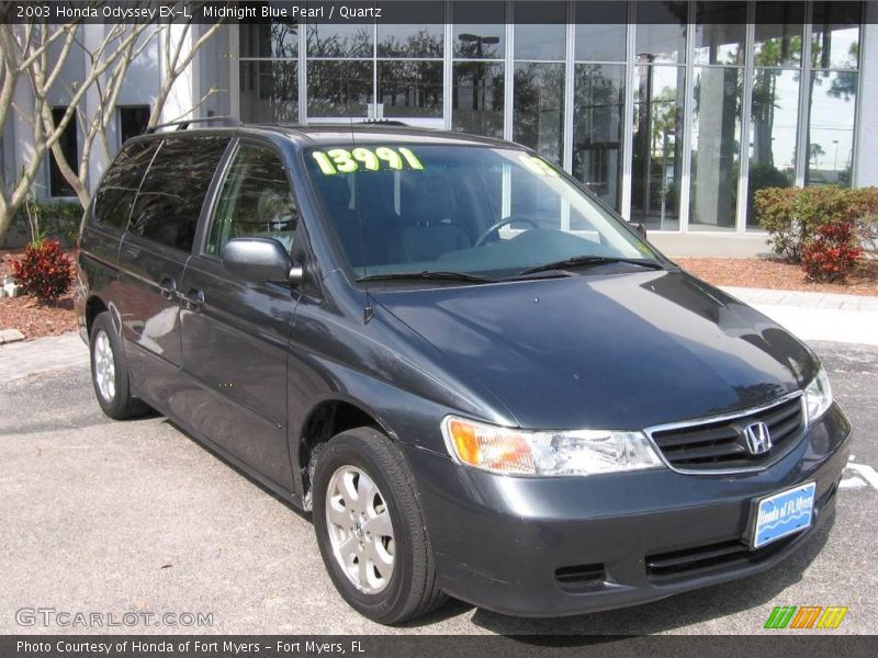 Midnight Blue Pearl / Quartz 2003 Honda Odyssey EX-L