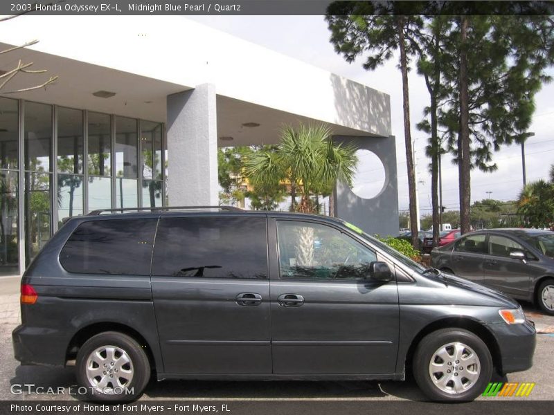 Midnight Blue Pearl / Quartz 2003 Honda Odyssey EX-L