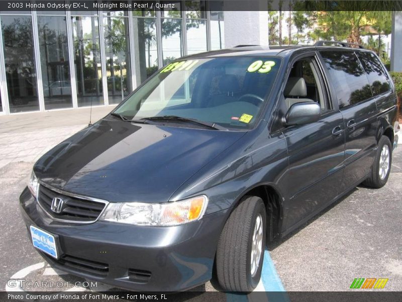 Midnight Blue Pearl / Quartz 2003 Honda Odyssey EX-L