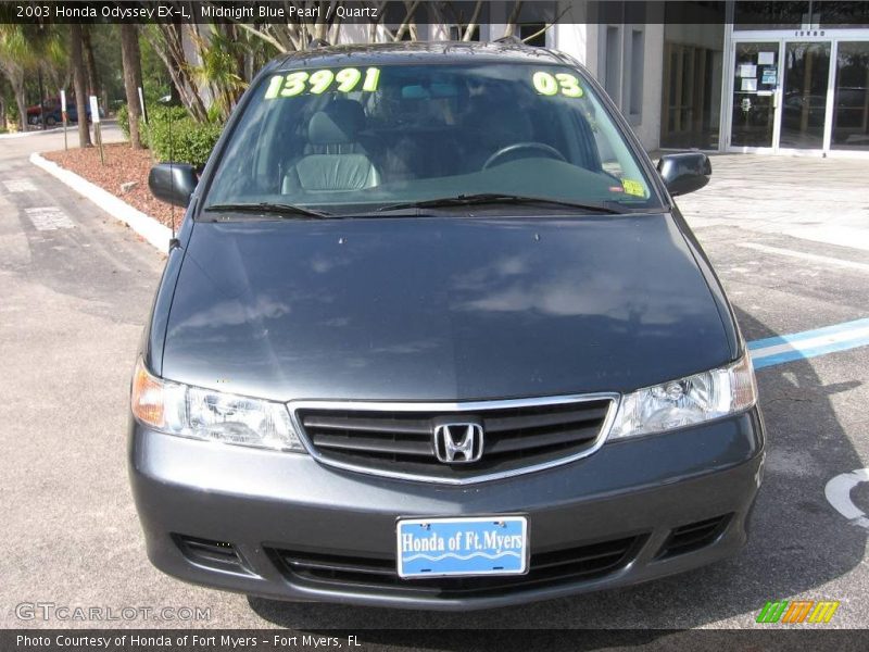 Midnight Blue Pearl / Quartz 2003 Honda Odyssey EX-L