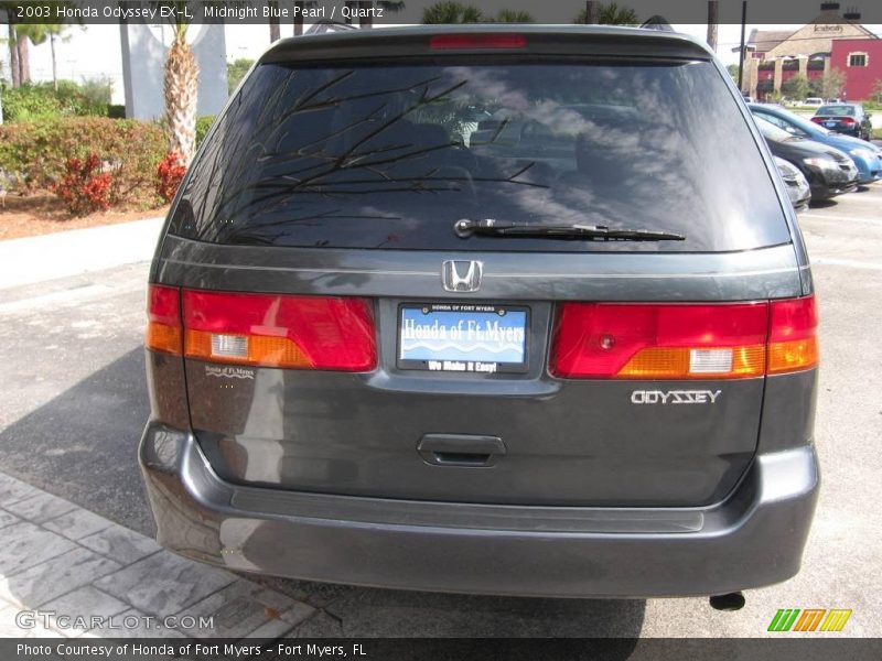 Midnight Blue Pearl / Quartz 2003 Honda Odyssey EX-L