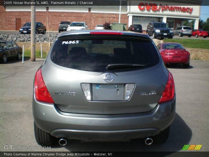 Platinum Metallic / Charcoal 2005 Nissan Murano SL AWD