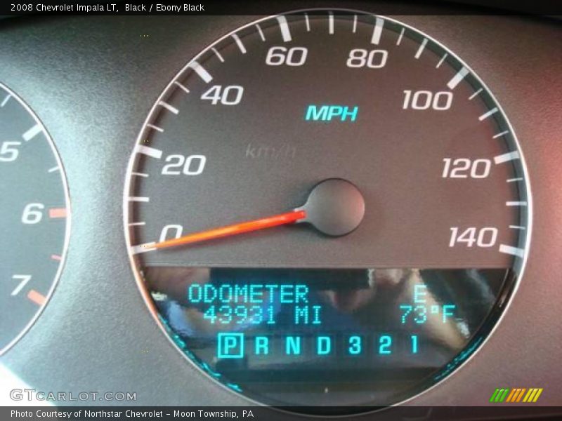 Black / Ebony Black 2008 Chevrolet Impala LT