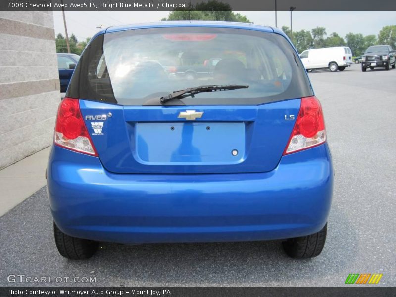 Bright Blue Metallic / Charcoal 2008 Chevrolet Aveo Aveo5 LS