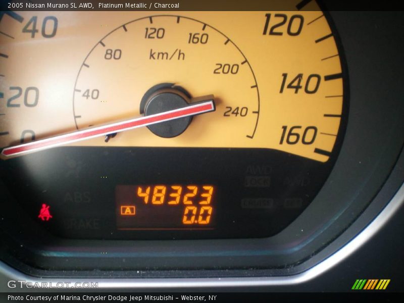 Platinum Metallic / Charcoal 2005 Nissan Murano SL AWD