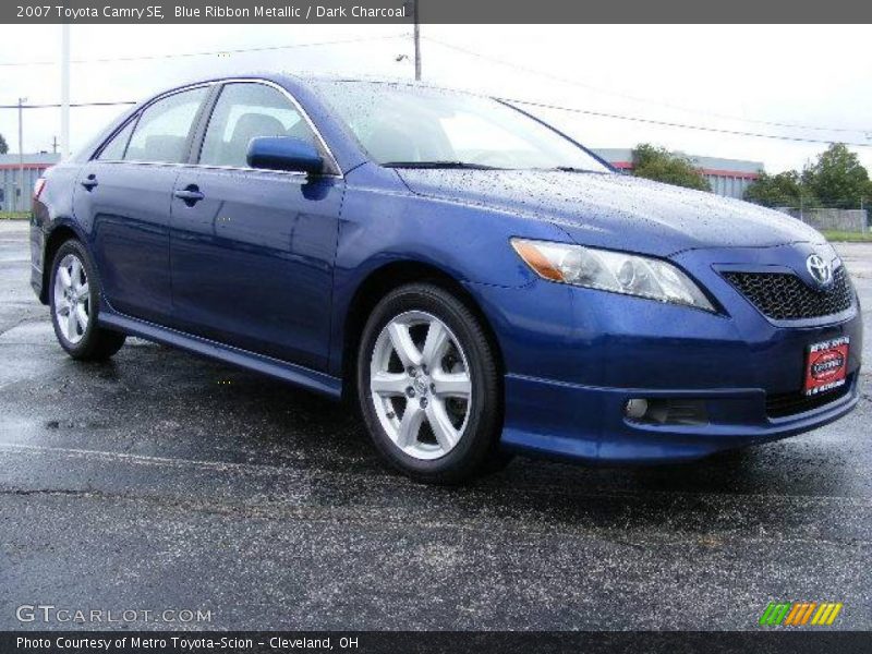 Blue Ribbon Metallic / Dark Charcoal 2007 Toyota Camry SE