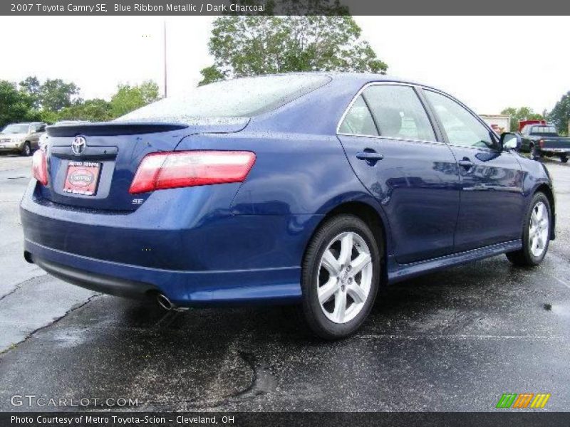Blue Ribbon Metallic / Dark Charcoal 2007 Toyota Camry SE