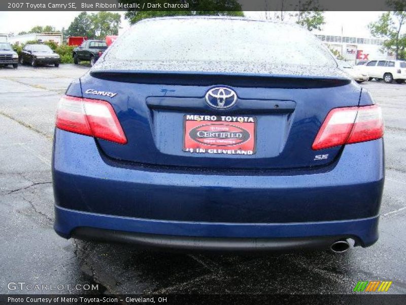 Blue Ribbon Metallic / Dark Charcoal 2007 Toyota Camry SE