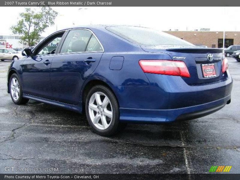 Blue Ribbon Metallic / Dark Charcoal 2007 Toyota Camry SE
