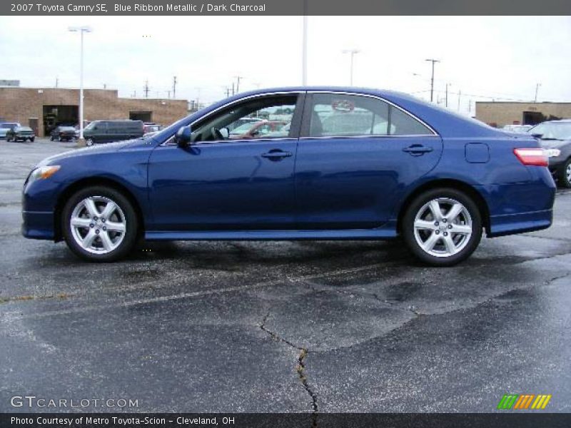 Blue Ribbon Metallic / Dark Charcoal 2007 Toyota Camry SE