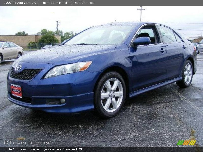 Blue Ribbon Metallic / Dark Charcoal 2007 Toyota Camry SE