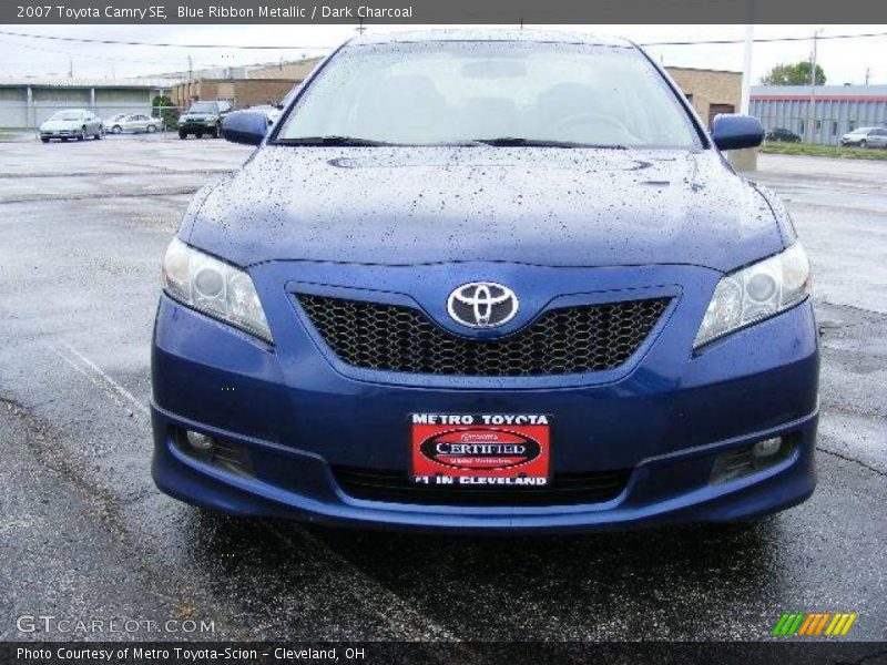Blue Ribbon Metallic / Dark Charcoal 2007 Toyota Camry SE