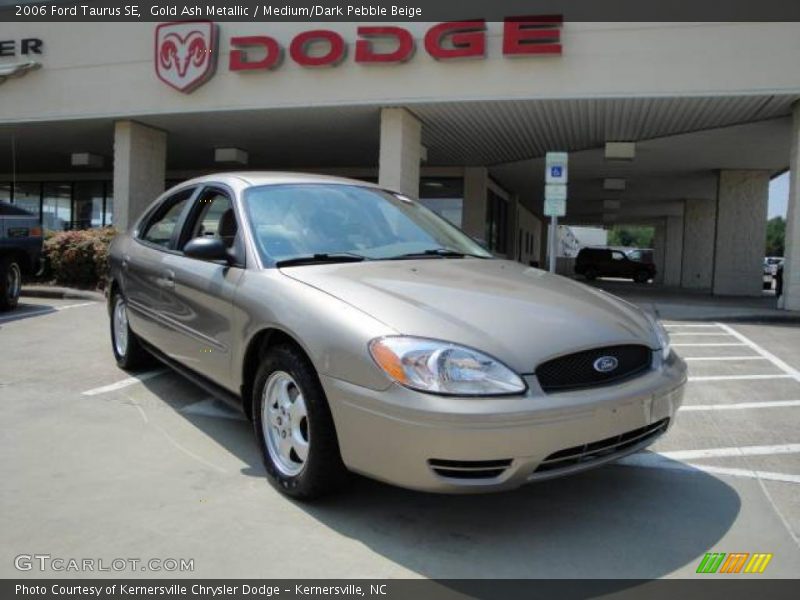 Gold Ash Metallic / Medium/Dark Pebble Beige 2006 Ford Taurus SE