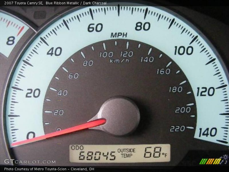 Blue Ribbon Metallic / Dark Charcoal 2007 Toyota Camry SE