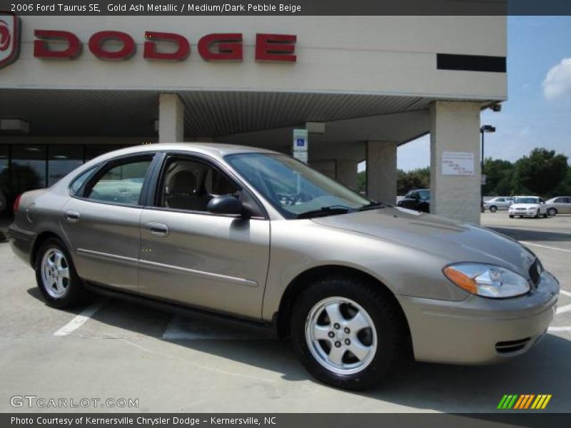 Gold Ash Metallic / Medium/Dark Pebble Beige 2006 Ford Taurus SE