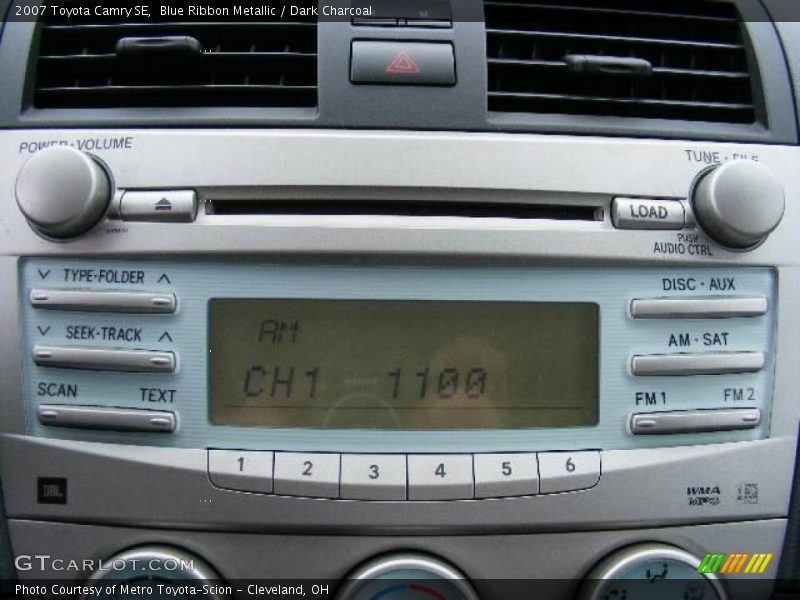 Blue Ribbon Metallic / Dark Charcoal 2007 Toyota Camry SE