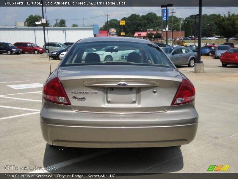 Gold Ash Metallic / Medium/Dark Pebble Beige 2006 Ford Taurus SE