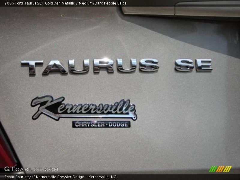 Gold Ash Metallic / Medium/Dark Pebble Beige 2006 Ford Taurus SE