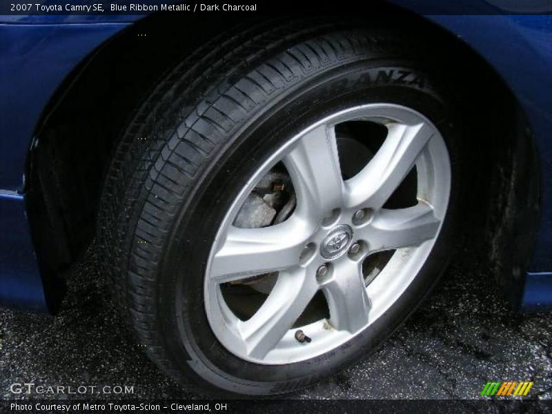 Blue Ribbon Metallic / Dark Charcoal 2007 Toyota Camry SE