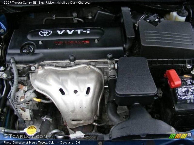 Blue Ribbon Metallic / Dark Charcoal 2007 Toyota Camry SE