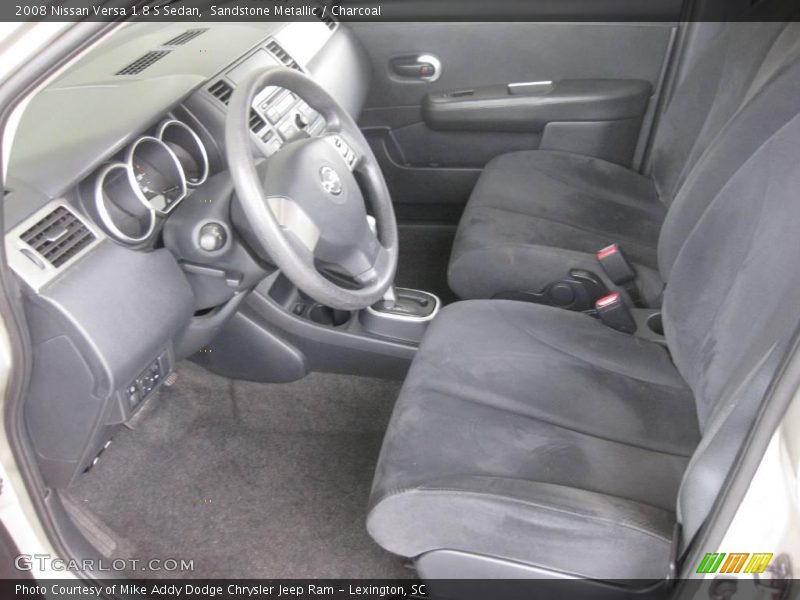 Sandstone Metallic / Charcoal 2008 Nissan Versa 1.8 S Sedan