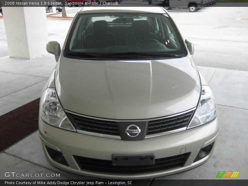 Sandstone Metallic / Charcoal 2008 Nissan Versa 1.8 S Sedan