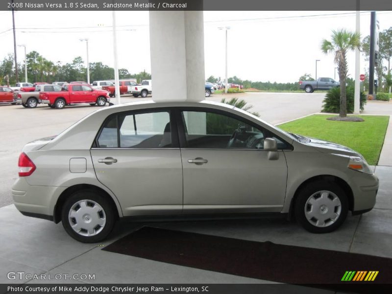 Sandstone Metallic / Charcoal 2008 Nissan Versa 1.8 S Sedan