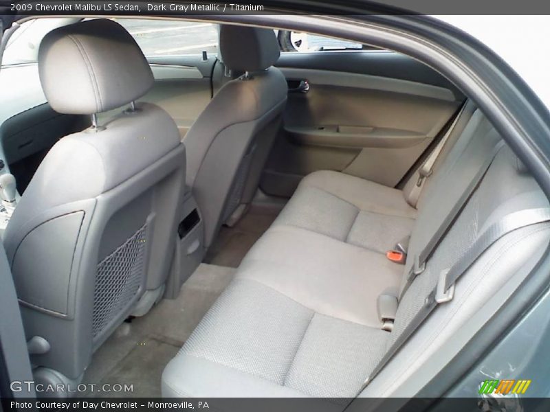 Dark Gray Metallic / Titanium 2009 Chevrolet Malibu LS Sedan