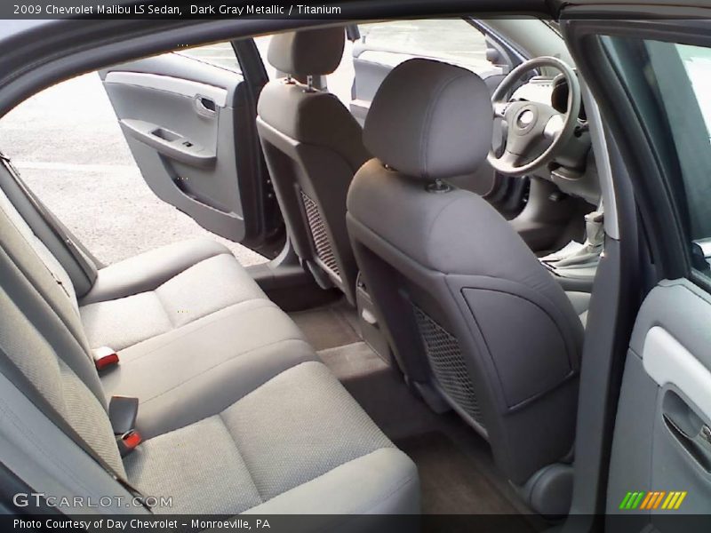 Dark Gray Metallic / Titanium 2009 Chevrolet Malibu LS Sedan