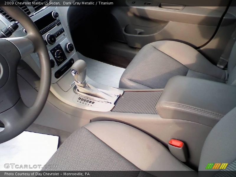 Dark Gray Metallic / Titanium 2009 Chevrolet Malibu LS Sedan