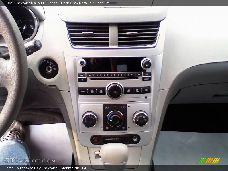 Dark Gray Metallic / Titanium 2009 Chevrolet Malibu LS Sedan